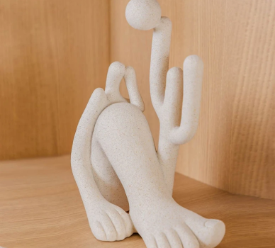 Escultura minimalista do Abaporu